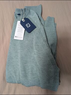 FootJoy Men's Light Teal Knit Pants